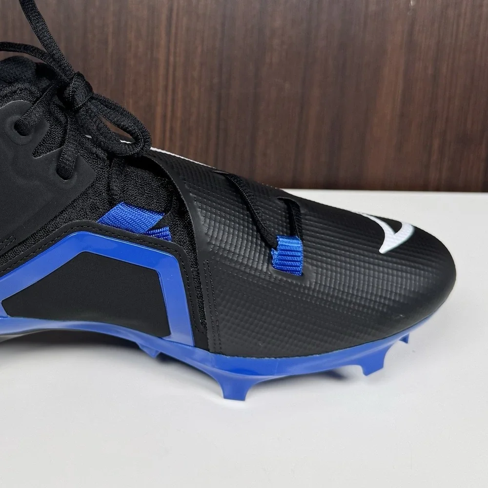 Nike Alpha Menace Pro 3 Football Cleats Black Blue CT6649-007 Men Size 11